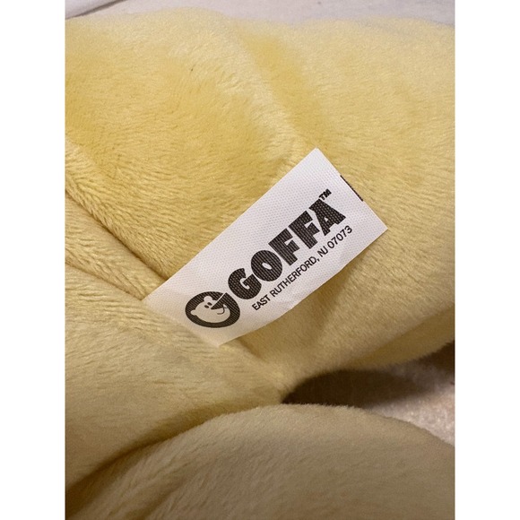 Goffa Super Soft Baby Girl Doll 23" Plush Huggable Sweet Yellow Black Pink Kids - Picture 5 of 7